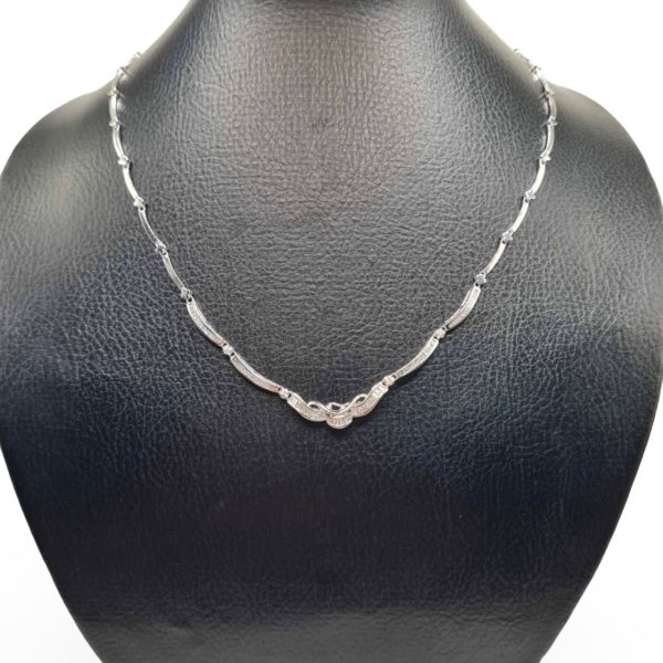 NEW Classic Baguette Diamond Necklace 14kt For Discount