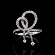 Round Ribbon Diamond Ring 14kt Online