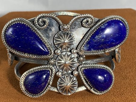 Lapis Butterfly Cuff from First American Traders For Cheap