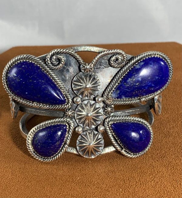 Lapis Butterfly Cuff from First American Traders For Cheap