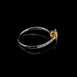 #LVNA2024 | Floral Yellow Diamond Ring 18kt Hot on Sale