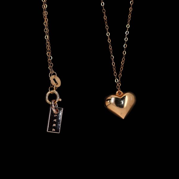 #LVNA2024 | 18K Classic Golden Heart Necklace For Sale