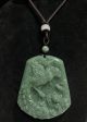 THE VAULT | Genuine  Natural Myanmar Jadeite Phoenix Necklace For Sale