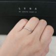 #LVNA2024 | Round Half Eternity Promise Matte Diamond Ring 18kt Cheap