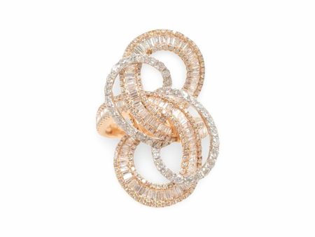 NEW Infinity Double Baguette Diamond Ring 18kt Online