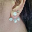 NEW Trio Oval Jacket Diamond Earrings 14kt Sale