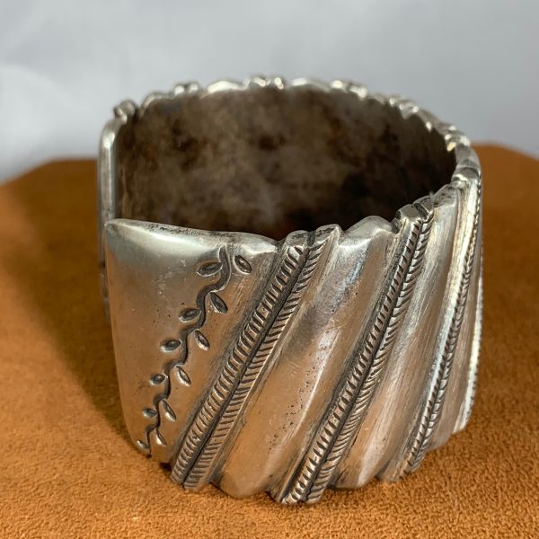 Thick Silver Band Cuff by Jock Favour For Cheap