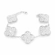 NEW Clover Diamond Bracelet 18kt For Cheap