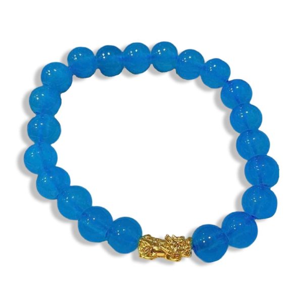 GOLD PIYAO | 24K Turquoise Birthmonth Beads Lucky Piyao Bracelet Sale