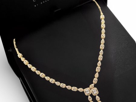 #LVNA2024 |  Grand Golden Statement Diamond Necklace 18ktt Supply