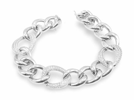 NEW Chain Diamond Bracelet 14kt For Cheap