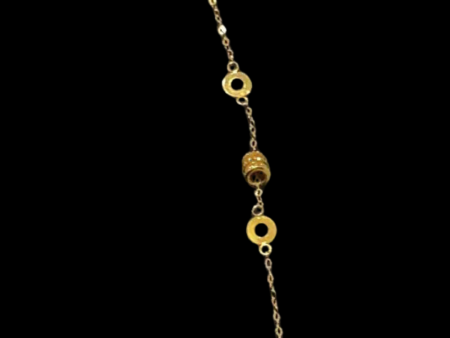 18K Golden Barrel Bracelet Online