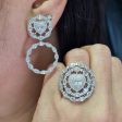 NEW Multi-Wear Double Halo Oval Heart Centered Diamond Jewelry Set 14kt Online Sale