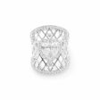 NEW Heart Center Web Statement Diamond Ring 18kt Sale