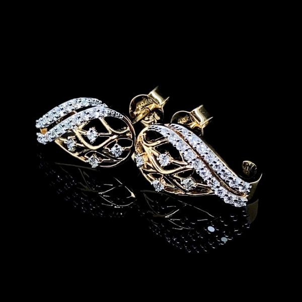 #LVNA2024 | Golden Birds Huggie Stud Diamond Earrings 18kt Sale