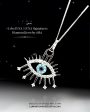 #LVNAPP | Evil Eye White Sapphire Diamond Necklace 18kt Online Sale