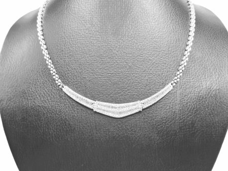 NEW Watch Strap Chain Curve Diamond Choker Necklace 14kt Online Hot Sale