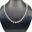 NEW Heart Classic Eternity Diamond Necklace 14kt on Sale