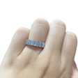 #ThePromise | Unisex Half Eternity Baguette Diamond Ring 14kt Cheap