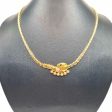 NEW Golden Chain Jacket Diamond Necklace 18kt For Cheap