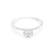 NEW Round Half Eternity Diamond Ring 18kt Online