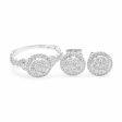 NEW Classic Round Diamond Jewelry Set 14kt Supply