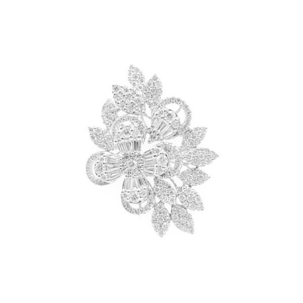 NEW Clover Marquise Diamond Ring 14kt Cheap