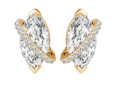 Aster Marquise Céleste Earrings For Cheap