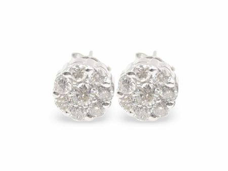 NEW Round Diamond Stud Earrings 18kt Online