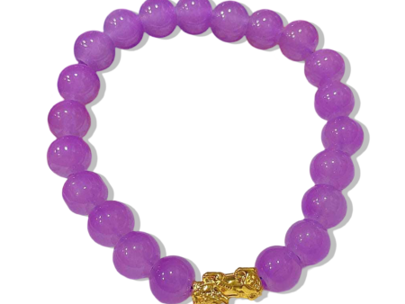 GOLD PIYAO  | 24K Alexandrite Birthmonth Beads Lucky Piyao Bracelet Supply