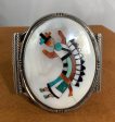 Vintage Zuni Rainbow Man Cuff by Lambert Homer Sr. (1930) Sale