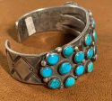 Vintage Turquoise Cluster Cuff Online Hot Sale