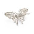 NEW Filigree Butterfly Brooch Diamond Pendant 18kt on Sale