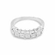 Princess Cut Half Eternity Diamond Ring PT Online