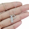 NEW Alphabet Letter P Diamond Necklace 14kt Online Hot Sale