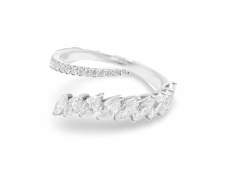 NEW Marquise Round Split Hal Eternity Diamond Ring 18kt Discount