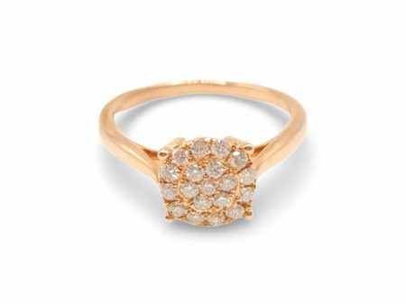 NEW Round Diamond Ring 18kt on Sale