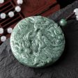 THE VAULT | Genuine Natural Long Pai Hand Carved Jadeite Necklace Hot on Sale