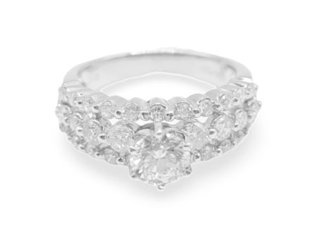 NEW Round Paved Millionaire Diamond Ring 18kt Hot on Sale