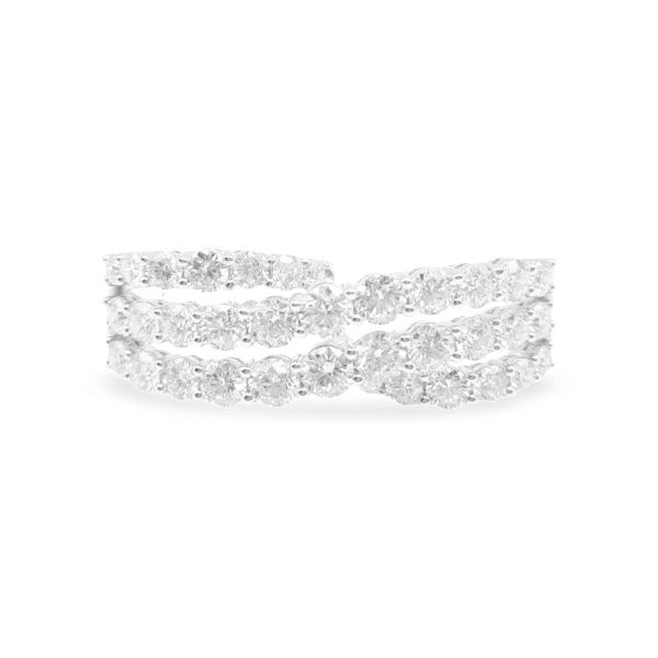 NEW Twisted  Daesar Eternity Diamond Ring 14kt Online Hot Sale