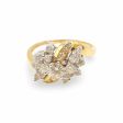 NEW Golden Deco Diamond Ring 14kt Discount