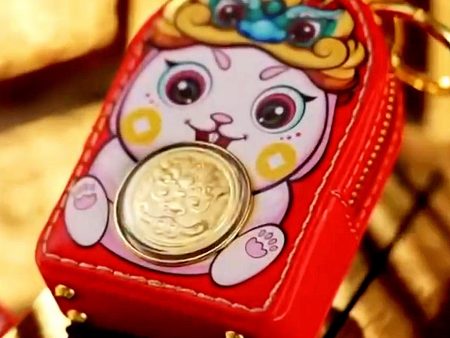 THE VAULT | 24K Pure Gold Spinning Coin (999.9au) Lucky Gold Cat Coin Purse For Cheap