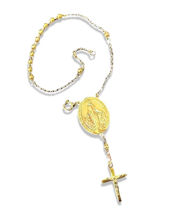 #LVNAPP | 18K Golden Rosary Bracelet Online now