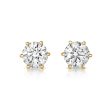 Aster Round Brilliant Solitaire Earrings Fashion