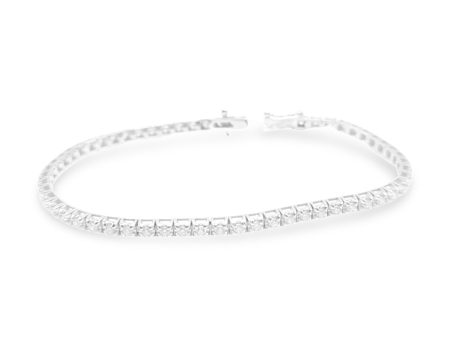 NEW Full tennis Eternity Diamond Bracelet 14kt For Discount