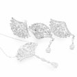 NEW Abaniko Pear Drop Diamond Jewelry Set 14kt Supply