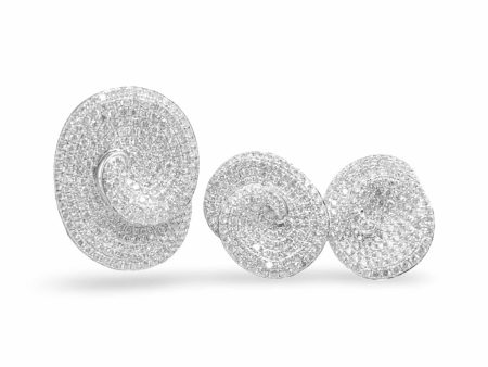 NEW Spiral Flora Diamond Jewelry Set 14kt Cheap