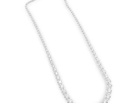 NEW Full Tennis Eternity Diamond Necklace 14kt Sale