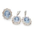 NEW Beautiful Lady Cameo Dangling Diamond Jewelry Set 14kt Online