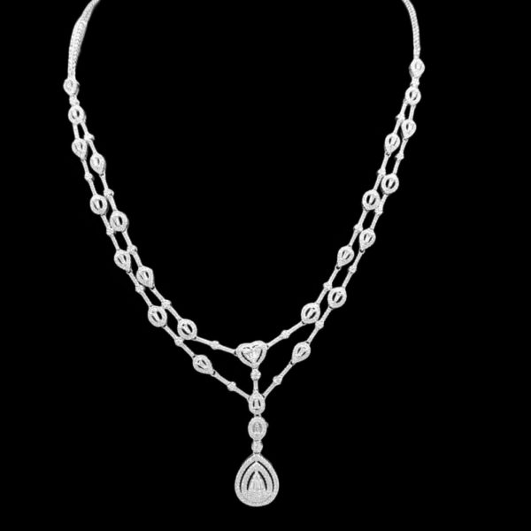 #LVNA2024 |  Grand Cluster Shape Diamond Necklace 18kt Cheap